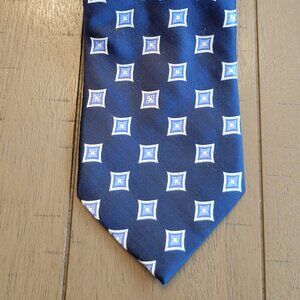 Jos. A. Bank Blue Executive Collection 100% Silk Men’s Neck Tie Diamond Hand Mad